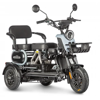 Электротрицикл Wanshida UN MOTO 60V 650Вт Черно-синий